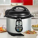Bene Casa 5-LITER Stainless-steel Electric Pressure Cooker Non-stick Dishwasher. Fixed Price $129.99.