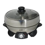Spt Shabu-shabu 3 Qt. Stainless Steel Electric Multi-cooker Pot. Fixed Price $78.98.