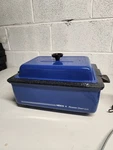 Nesco Qt Roaster Oven Blue W/ Presto Cord & Controller Cat No. 4104-05 Usa. Fixed Price $59.99.