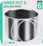 Stainless Steel Inner Pot For Instant 6 Qt, Polished Surface Non-stick. Fixed Price $45.07.