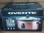 Ovente Slow Cooker 3.5L W/ Tempered Lid Adjustable Cooking Setting SLO35ACO New. Fixed Price $43.19.