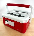 Presto Nomad Traveling Slow Cooker, Red, 6-QUART New. Fixed Price $55.00.