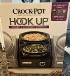 Crock Pot Hook Up 2 - Qt. Ovals Slow Cooker Connectable Unit SCCPMD1. Fixed Price $29.99.