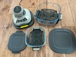 New Ninja Crispi 4-IN-1 Portable Glass Air Fryer Cooking System FN101ST. Fixed Price $89.99.