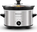 Elite Gourmet MST-275XS Electric Oval Slow Cooker, Adjustable Temp, Entrees, Sau. Fixed Price $29.99.