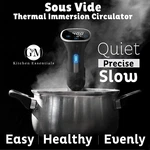 Sous Vide Cooker Machine Thermal Immersion Circulator Stainless Steel 120 Volts. Fixed Price $71.95.
