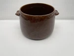West Bend Vintage Brown Glaze Ceramic Crock Bean Pot. Fixed Price $27.00.