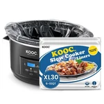 Kooc Slow Cooker Liners 14X22, 30 Count, Xl Disposable Pot 6-10 Qt. Fixed Price $32.98.