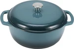Amazon Basics Cast Iron Dutch Oven Pot With Lid Enameled Round 6-QUART Gray. Fixed Price $39.99.