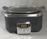 Greenpan Programmable 6QT Electric Slow Cooker-ceramic Nonstick Clean CC005107. Fixed Price $119.99.