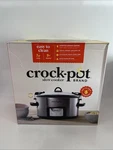 Crock-pot 7QT Slow Cooker Carry Programmable Easy-clean 3 Settings. Fixed Price $73.94.