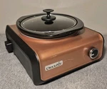Crock Pot Hook Up 2.5 Quart Round Slow Cooker Model SCCPMD2-CP. Fixed Price $39.95.