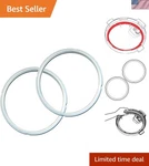Genuine 2-PACK Sealing Rings For 8-QUART Electric Pressure Cookers Bpa-free. Fixed Price $59.98.