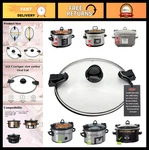 6QT Oval Glass Lid Replacement For Slow Cooker Models SCCPVL600-S-BR CPSCV060LLB. Fixed Price $69.99.