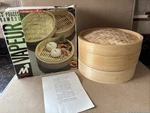 Metro Progressive Bamboo Steamer Basket 10 3 Piece Set Vintage 1990 New. Fixed Price $29.99.