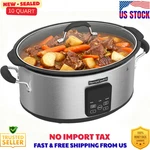 10QT Large Capacity Digital Slow Cooker With Aluminum Pot - Quarts. Fixed Price $109.99.