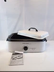 Vintage Hamilton Beach Quart Roaster Oven Extra-large Capacity #32182. Fixed Price $125.00.