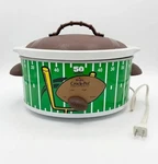 Rival Football Crock Pot SCVS300 The 50 Yard Line Slow Cooker 3.5 Quart Tested!. Fixed Price $32.00.