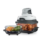 Crispi 3-IN-1 Portable Glass Air Fryer Cooking System, 1500W, 4-QT & 5-CUP Tempw. Fixed Price $189.08.