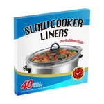 40 Slow Cooker Liners, Large Pot Disposable Cooking Bags, Fit 3QT To 8Q.... Fixed Price $19.88.