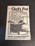 Vintage Dazey DCP-6 Chefs Pot Fry Cook Stem Slow Recipe & Instruction Book. Fixed Price $6.00.
