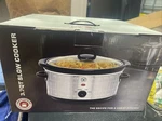 Chefs Counter 3.7 Qt Slow Cooker Removable Stoneware Pot Cool Touch Handle. Fixed Price $45.88.