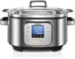 Housnat Slow Cooker, 10 Programmable 6QT 304 Stainless Steel.... Fixed Price $187.39.