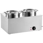 Vevor Electric Soup Warmer, Two 6.34QT Stainless Steel Round Pot With 86 185 Fah. Fixed Price $158.50.