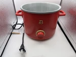 Beautiful 2 Qt Manual Slow Cooker Tomato Red Base Pot Replacement Only. Fixed Price $21.99.