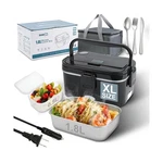 1.8L+0.5L Heated Lunch Box For Men, 80W Electric With Lon... Fast Ship. Fixed Price $32.94.