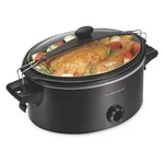 6 Qt Slow Cooker, Stoneware Crock With Removable Pot. Fixed Price $60.00.
