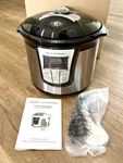 Cooks Essentials 6-QUART Digital Pressure Cooker CEPC900 Stainless 6QT New Nib. Fixed Price $74.95.