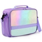 Kids Lunch Box Crystal Purple Insulated Durable Adjustable Shoulder Strap Keeps. Fixed Price $19.56.