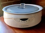 Corningware Quart Slow Cooker SC40PL White Digital Controls Works Great!. Fixed Price $49.98.