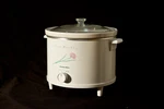 Vintage Proctor Silex Crock Watcher Slow Cooker 4 Qt White Floral Retro Mcm. Fixed Price $19.99.