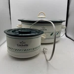Rival Pot Slow Cooker 5QT Model Scv 600 W/matching SCR100 Crockette Herb. Fixed Price $59.99.