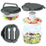 Jslove Salad Container For Lunch 58OZ, Bento Box Adult With 4 Gray. Fixed Price $28.24.