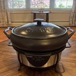 Rival Crock Pot Versaware SC7500 Qt Slow Cooker Brown Stoneware Excellent. Fixed Price $110.00.