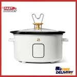 Beautiful 4 Qt Slow Cooker Touch Display Programmable Kitchen White Icing. Fixed Price $35.99.