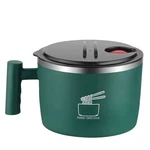 Stainless Steel Instant Noodle Bowl With Lid & Drain. Fixed Price $13.99.