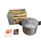 Presto Qt Pressure Canner And Cooker - Made In Usa Model 01/C17 With Box. Fixed Price $55.79.