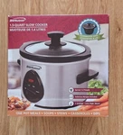 Brentwood 1.5 Quart Slow Cooker, 3 Settings Stainless Steel Round Silver SC-115S. Fixed Price $15.19.
