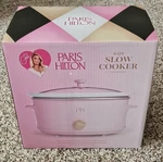 New Pink Paris Hilton 6 Qt Manual Slow Cooker High Warm Settings. Fixed Price $33.96.