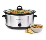 New Kitchensmith By Bella 6QT Manual Slow Cooker 3 Heat Settings-stainless Steel. Fixed Price $59.99.