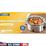 Disposable Slow Cooker Liners Food Grade Bpa Free 30 Pack Cooking Bags Safe Use. Fixed Price $26.15.