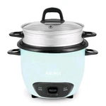 Aroma Housewares Rice Cooker 6-CUP Pot Style And Food Steamer. Fixed Price $32.40.