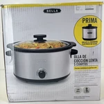 Bella 5-QT. Slow Cooker With Dipper Stainless Steel. Fixed Price $38.99.