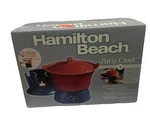 Hamilton Beach 1.5 Qt Party Crock Set Red 33416 Open Box. Fixed Price $37.99.