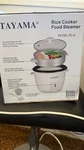 Tayama RC-8 Rice Cooker With Steam Tray Cup. Fixed Price $35.00.