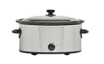 Mainstays 6 Quart Oval Slow Cooker With Stainless Steel Finish And Glass Lid. Fixed Price $23.68.